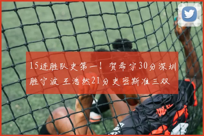 15连胜队史第一！贺希宁30分深圳胜宁波 王浩然21分史密斯准三双